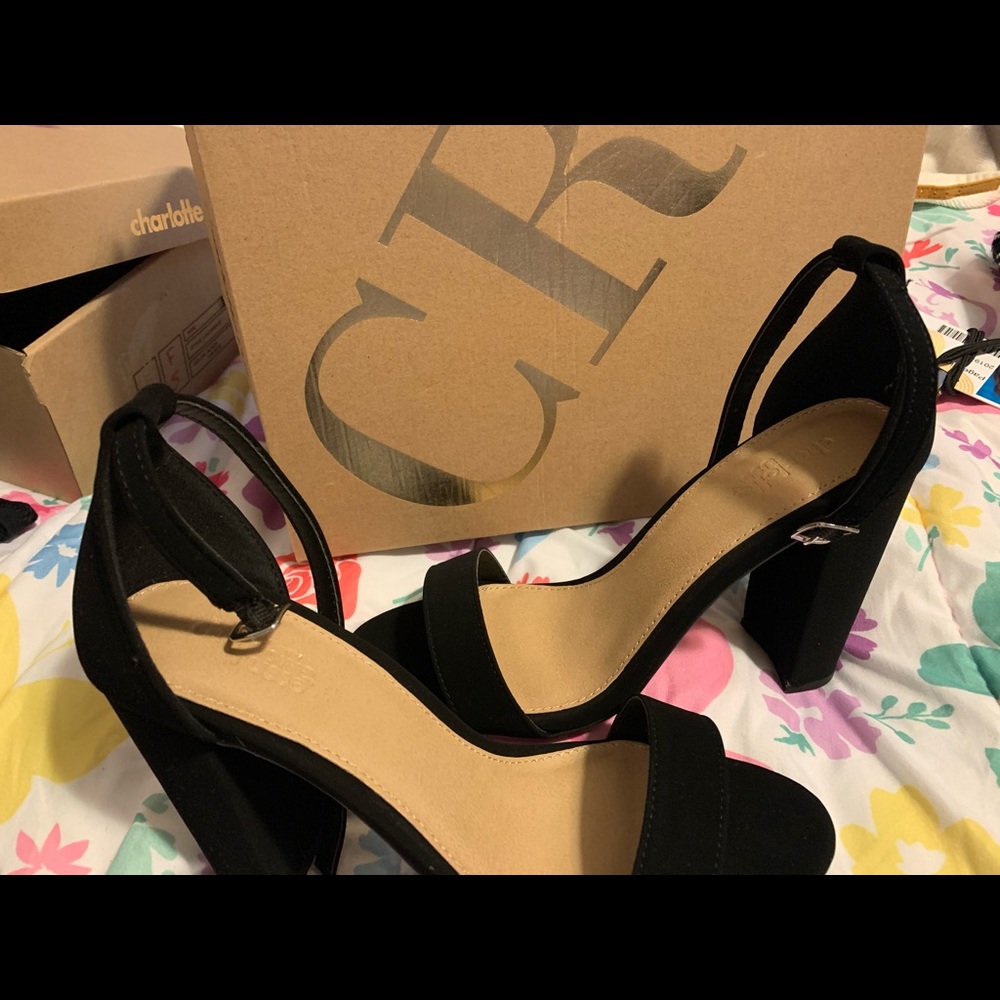 Black heels